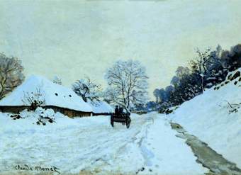 Carro en la nieve Carro en la nieve