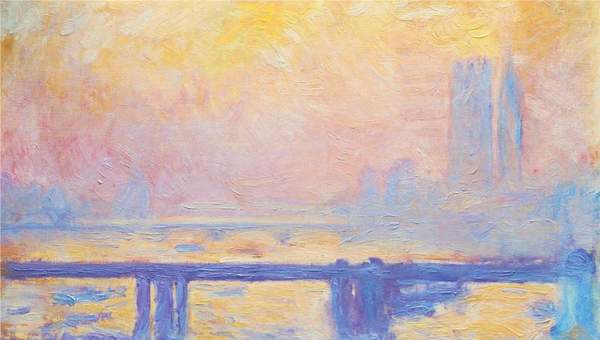 Puente de Charing Cross en la mañana Puente de Charing Cross en la mañana