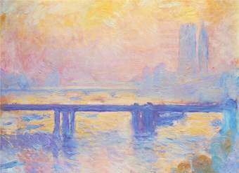 Puente de Charing Cross en la mañana Puente de Charing Cross en la mañana