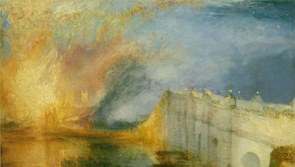 El incendio de la cámara de los lores y los comunes El incendio de la cámara de los lores y los comunes