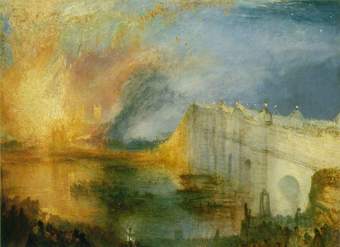 El incendio de la cámara de los lores y los comunes El incendio de la cámara de los lores y los comunes