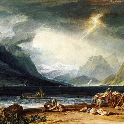 El lago de Thun El lago de Thun