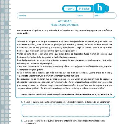 Resistencia mapuche Resistencia mapuche