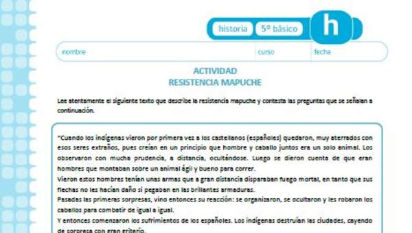 Resistencia mapuche Resistencia mapuche