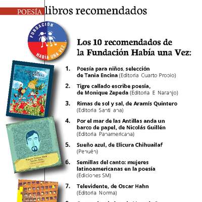 Recomendación de poesía para niños Recomendación de poesía para niños
