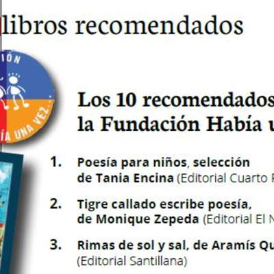 Recomendación de poesía para niños Recomendación de poesía para niños