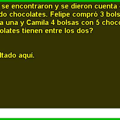 Los chocolates de Felipe y Camila