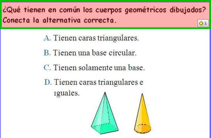 Característica común de una pirámide y un cono Característica común de una pirámide y un cono