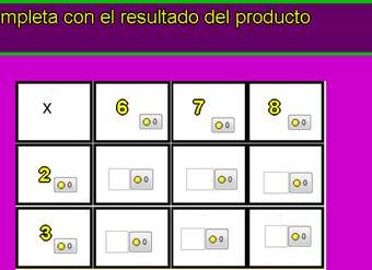 Tablas de multiplicar de 2, 3, 6, 7 y 8 Tablas de multiplicar de 2, 3, 6, 7 y 8
