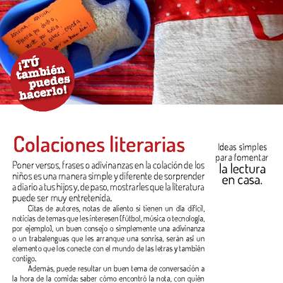Colaciones literarias Colaciones literarias