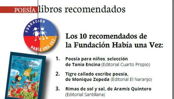 Recomendación de poesía para niños Recomendación de poesía para niños