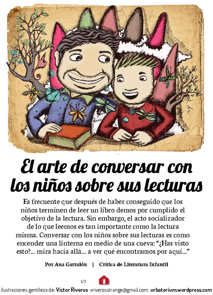 Conversar con los niños sobre las lecturas Conversar con los niños sobre las lecturas
