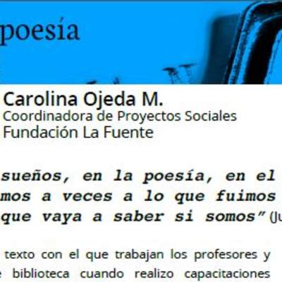 Taller de poesía para profesores Taller de poesía para profesores