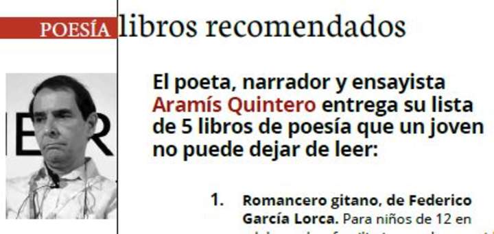 Libros de poesía para jóvenes Libros de poesía para jóvenes
