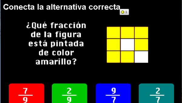 ¿Qué fracción de la figura está pintada amarilla? ¿Qué fracción de la figura está pintada amarilla?