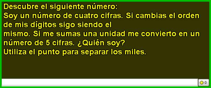 Adivina qué número soy Adivina qué número soy