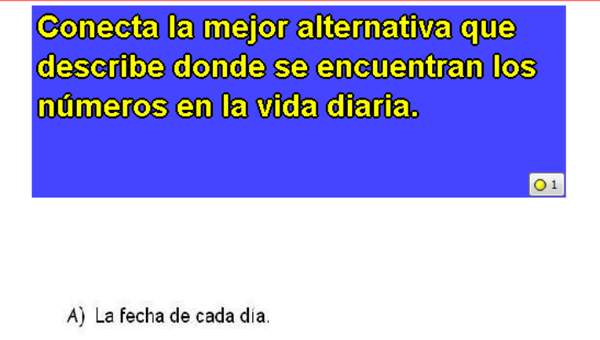 Números en la vida diaria Números en la vida diaria