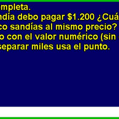 Comprando sandías Comprando sandías