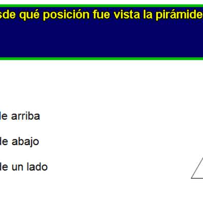 Mirando una pirámide (I) Mirando una pirámide (I)