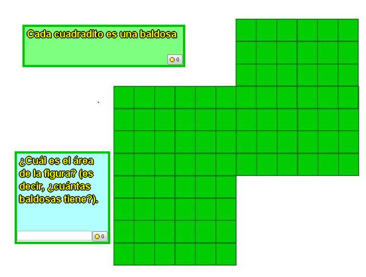 Área de forma geométrica en una cuadrícula (I) Área de forma geométrica en una cuadrícula (I)