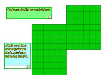 Área de forma geométrica en una cuadrícula (I) Área de forma geométrica en una cuadrícula (I)