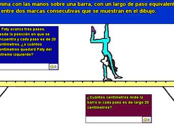 Patricia caminando sobre una barra (I) Patricia caminando sobre una barra (I)