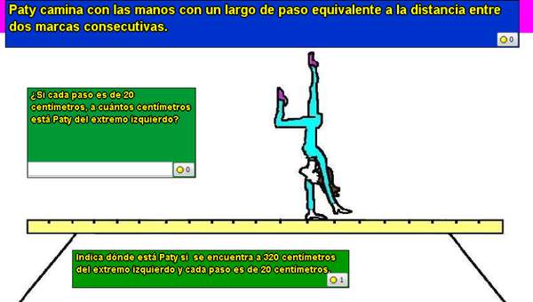 Patricia caminando sobre una barra (II) Patricia caminando sobre una barra (II)