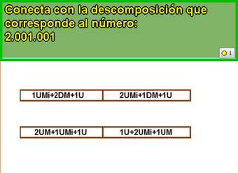 Componer y descomponer números en forma aditiva (V) Componer y descomponer números en forma aditiva (V)