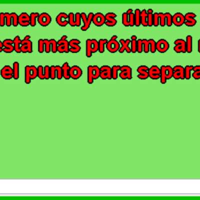 Escribir un número (II) Escribir un número (II)