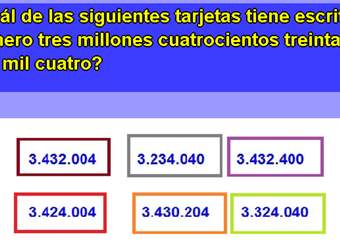 Tarjetas con números (II) Tarjetas con números (II)