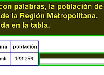 Escribir número con palabras Escribir número con palabras