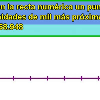 Número entre dos unidades de mil Número entre dos unidades de mil