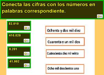 Números escritos en palabras y con símbolos Números escritos en palabras y con símbolos