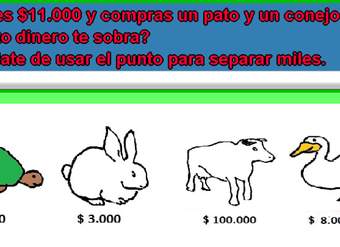 Comprando un pato y un conejo Comprando un pato y un conejo