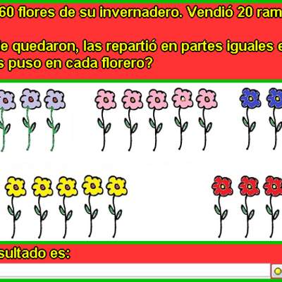 Flores en el florero Flores en el florero