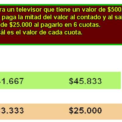 Comprando un televisor a cuotas Comprando un televisor a cuotas