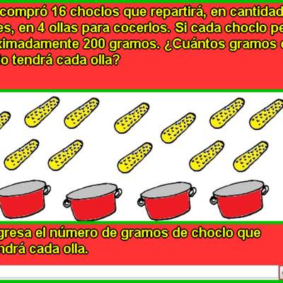 Repartiendo choclos Repartiendo choclos