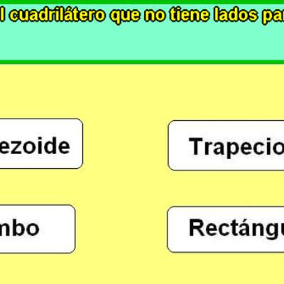 Cuadrilátero sin lados paralelos Cuadrilátero sin lados paralelos