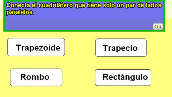 Cuadrilátero con un par de lados paralelos Cuadrilátero con un par de lados paralelos