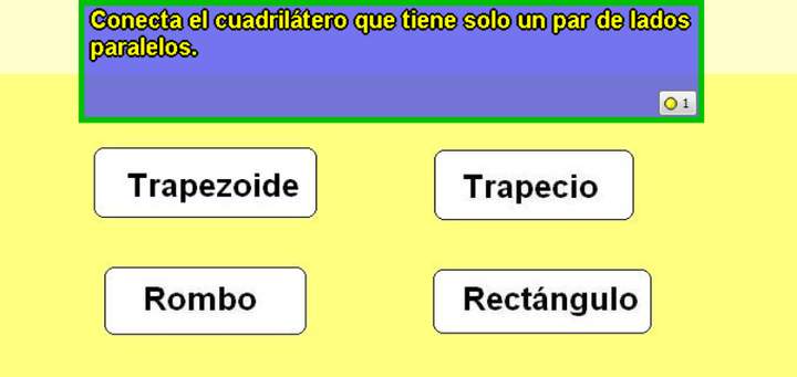 Cuadrilátero con un par de lados paralelos Cuadrilátero con un par de lados paralelos