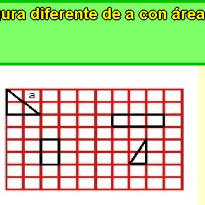 Área de un triángulo en una cuadrícula (I) Área de un triángulo en una cuadrícula (I)