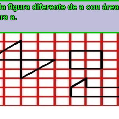 Área de figuras en una cuadrícula (I) Área de figuras en una cuadrícula (I)