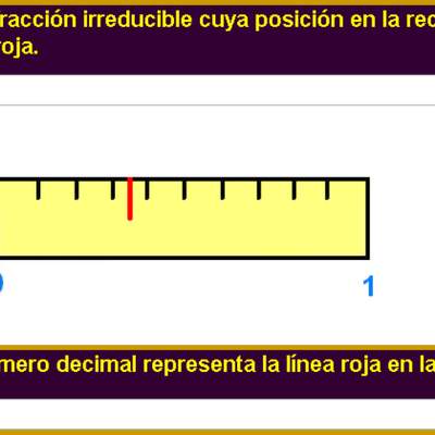 Fracciones y decimales en la recta numérica (VIII) Fracciones y decimales en la recta numérica (VIII)