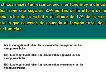 Escalando una montaña