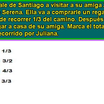 Fracciones en contexto (I) Fracciones en contexto (I)