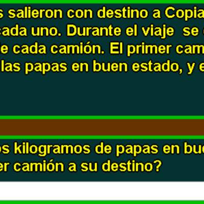 Camiones con cargamento de papas (I) Camiones con cargamento de papas (I)
