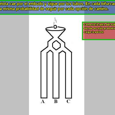 Pelota cayendo por una tubería Pelota cayendo por una tubería