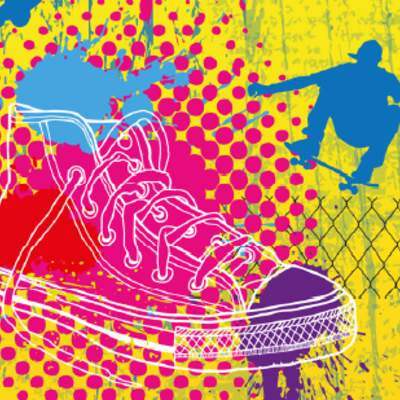 Afiche publicitario zapatillas Panthera Afiche publicitario zapatillas Panthera