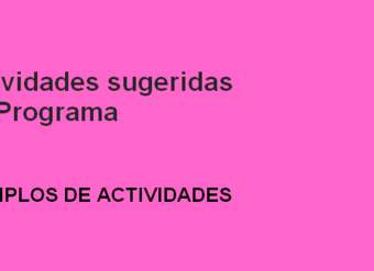 Actividades sugeridas Unidad 2 Actividades sugeridas Unidad 2