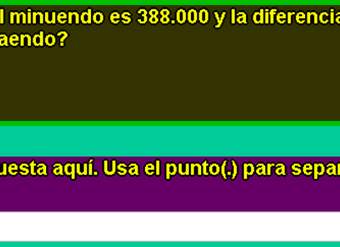 Sustraendo Sustraendo